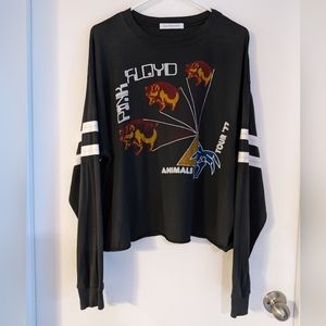 Daydreamer Pink Floyd Animals Tour '77 Long Sleeve Band T sz Large